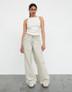 Image de Roomy Extra Wide Low Rise Jeans In Arctic Blue