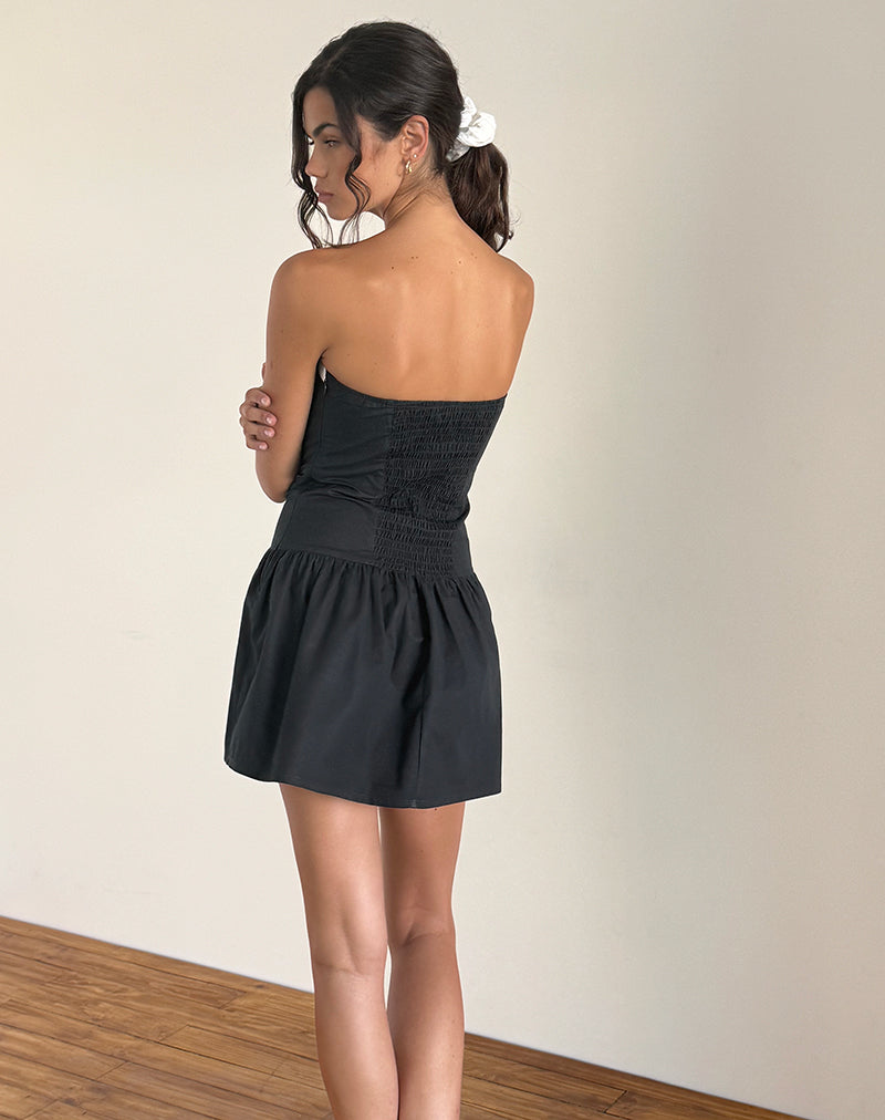 Image de Faelas Mini Robe en chausson de claquettes avec nœuds écossais