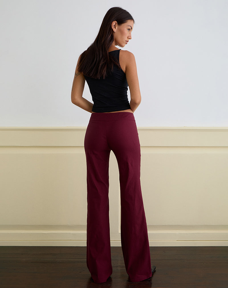 Image de Falita Trouser in Tailoring Burgundy