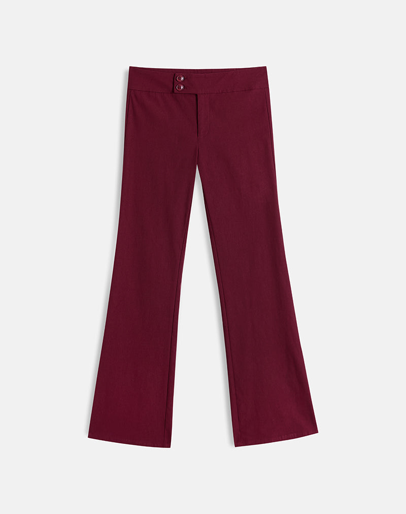 Image de Falita Trouser in Tailoring Burgundy