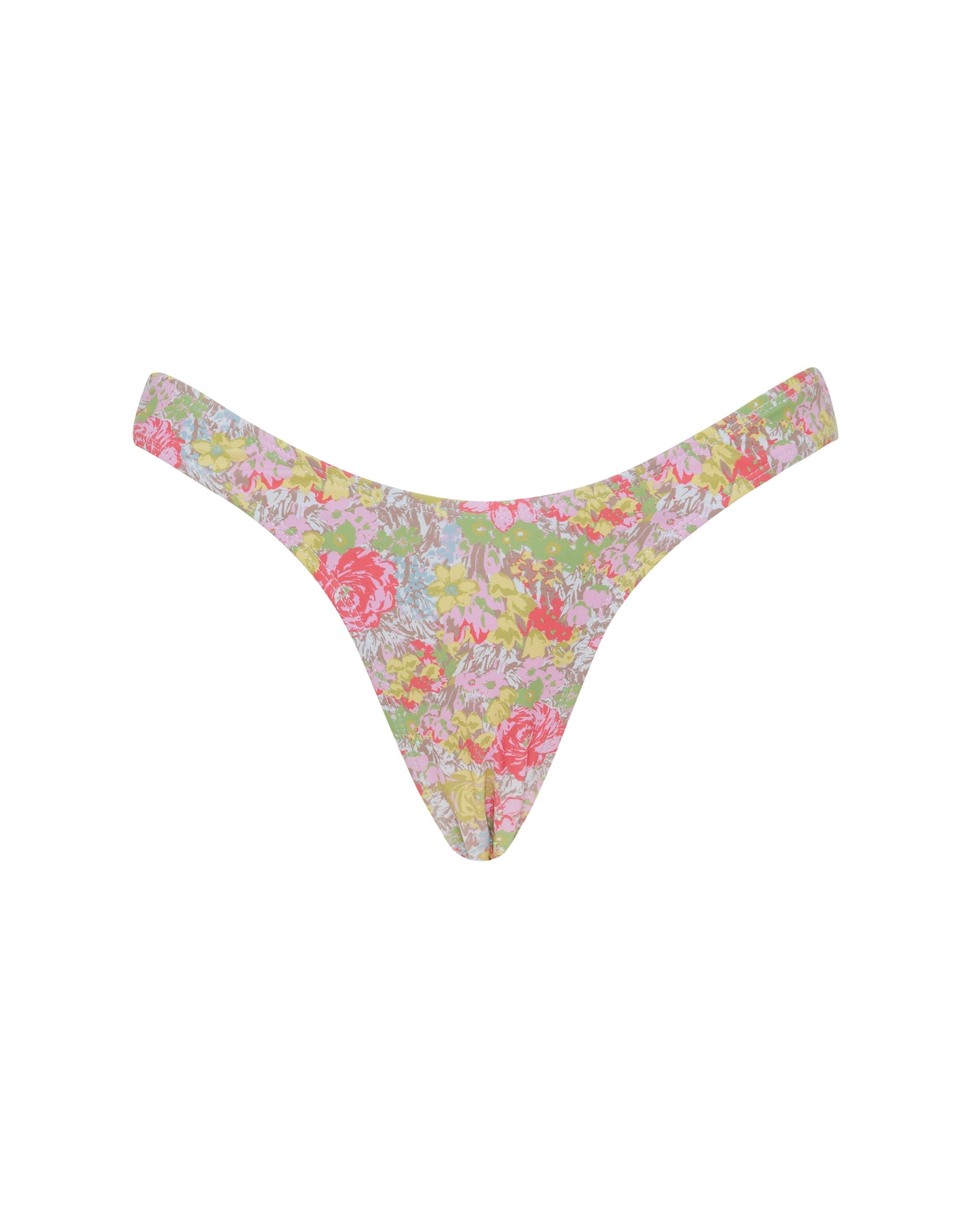 Image de Farida Bikini Bottom in Pink Abstract Floral Swim