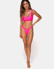 Image de la culotte de bikini Farida en rose vif