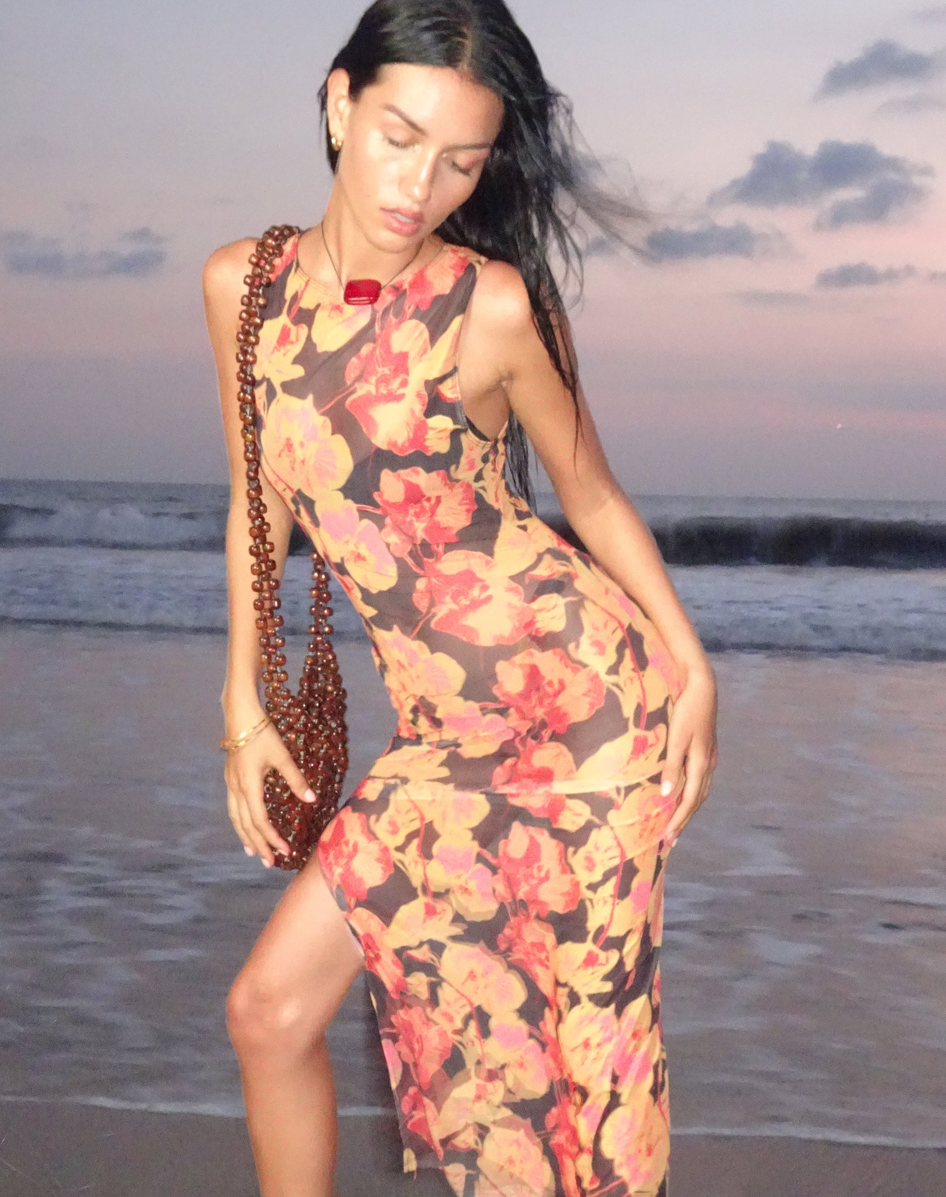 Image de Farsha Maxi Dress in Orchid Sunset
