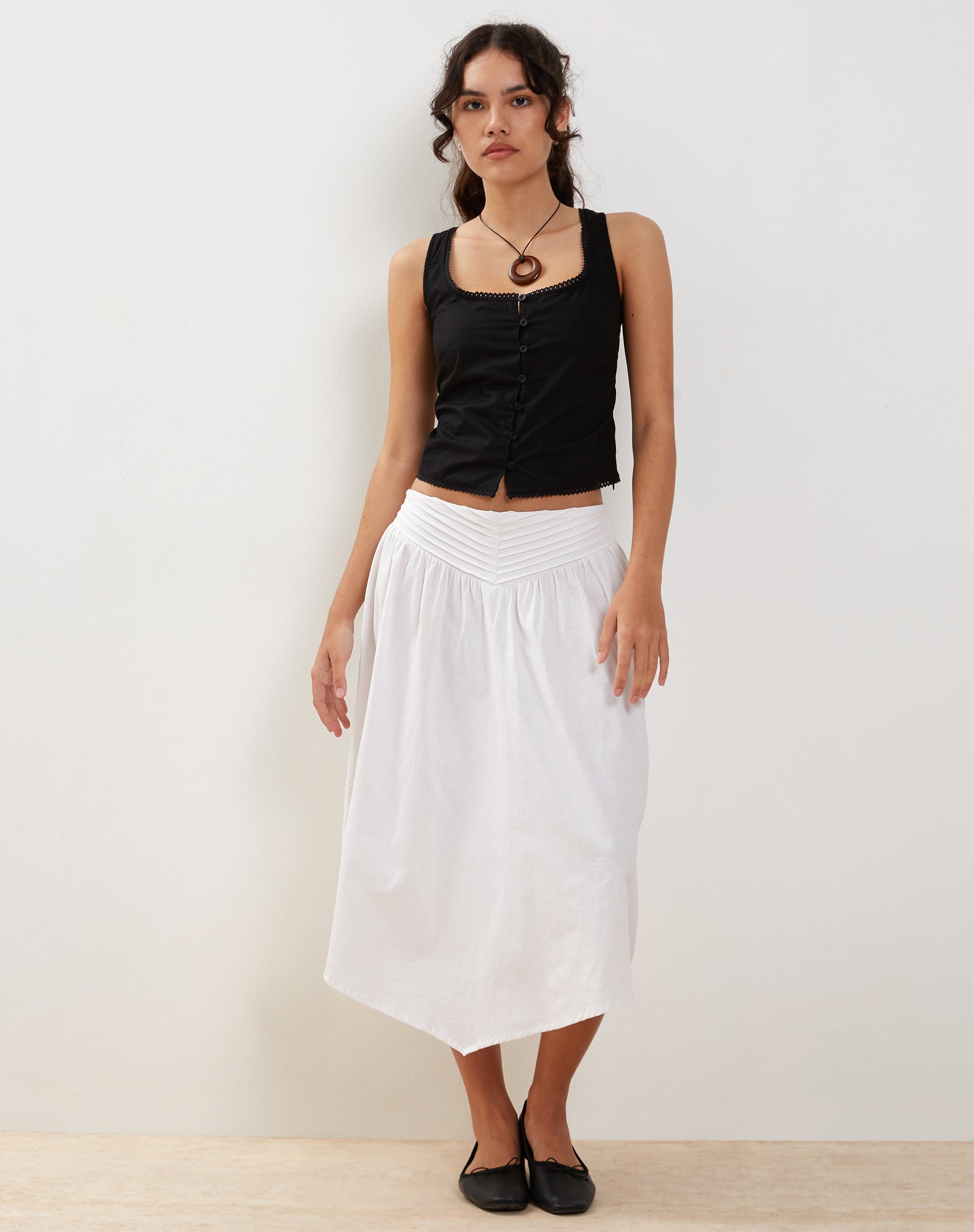 Image de Fawn Top in Poplin Black