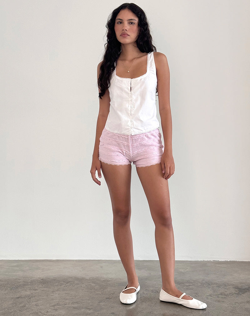 Image de Fawn Top in Poplin White
