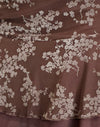 Vignes fleuries marron