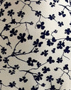 Flocage floral grunge crème