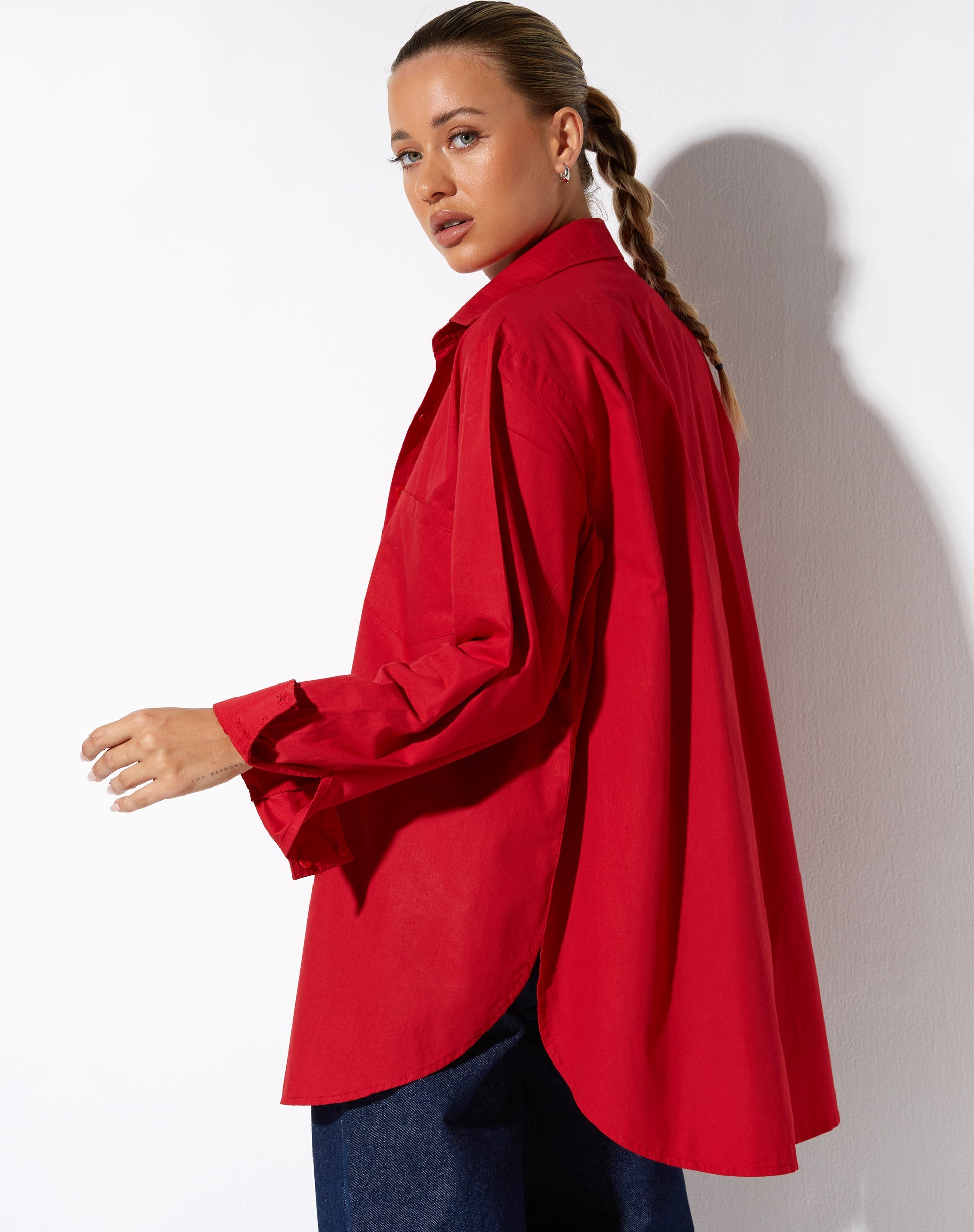 image de Gane Shirt in Racing Red