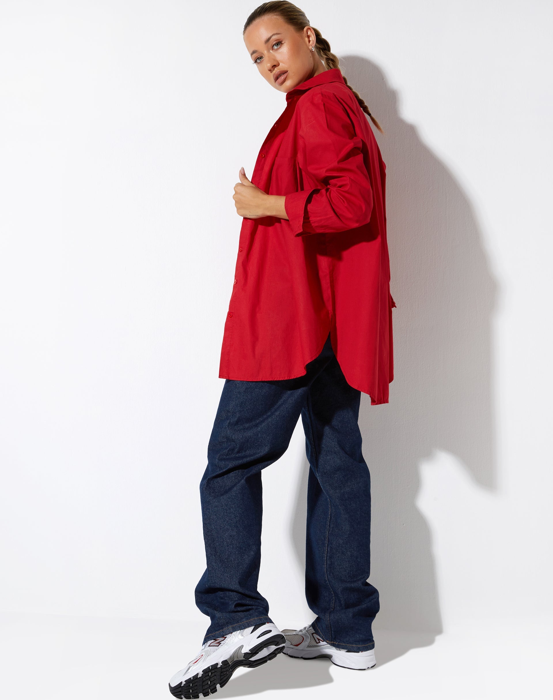 image de Gane Shirt in Racing Red