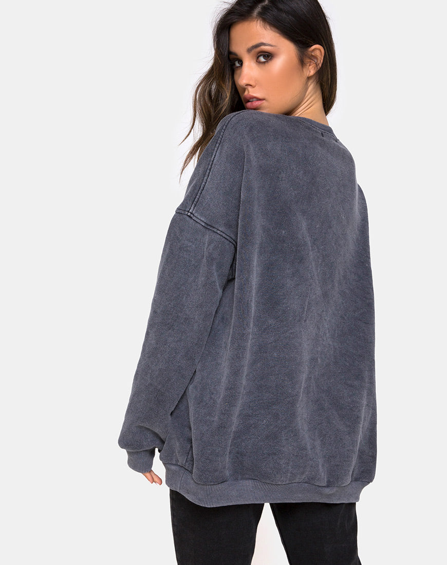 Image de Glo Sweatshirt in Stone Wash Angelo