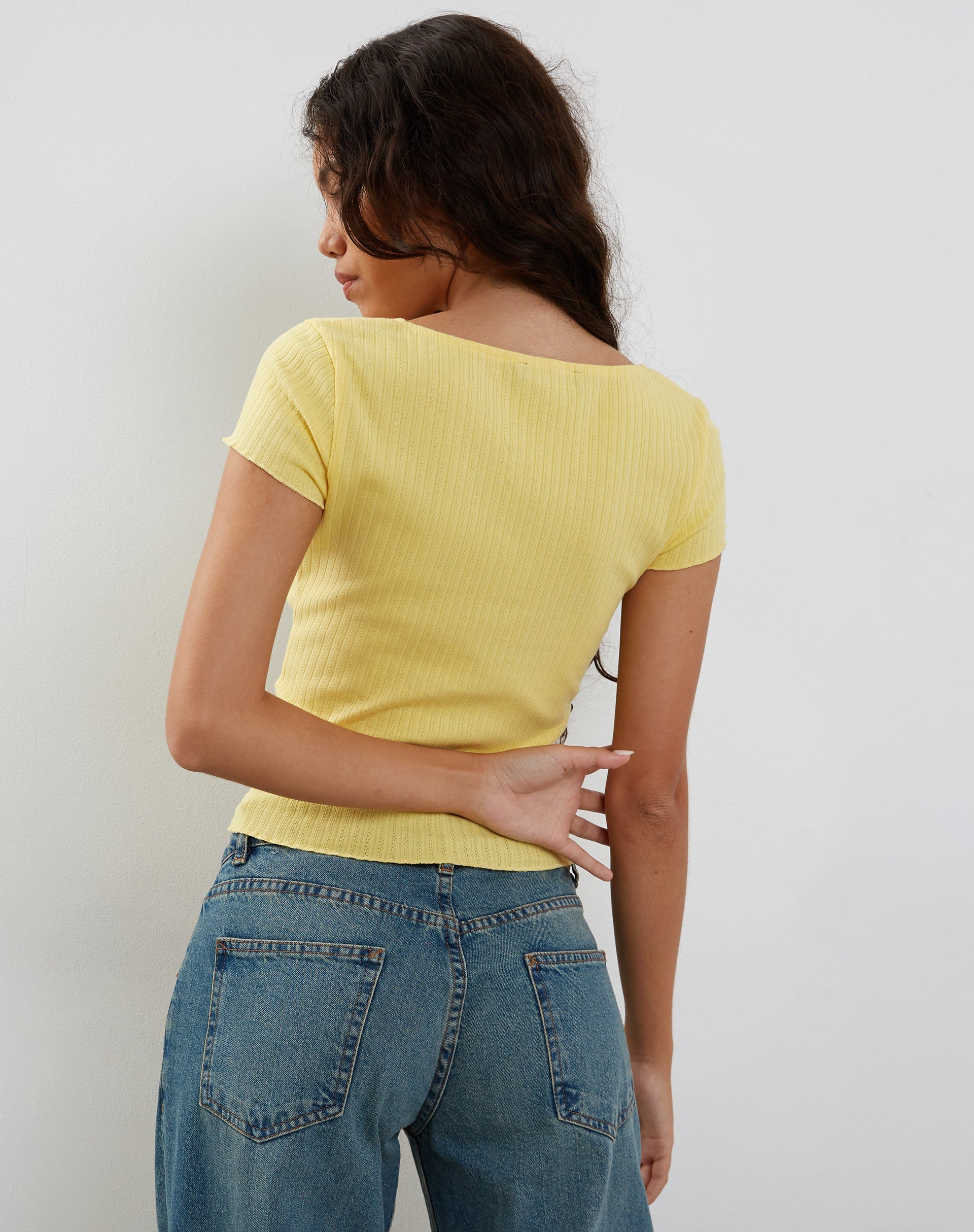 Image de Gordi Baby Tee in Lemonade