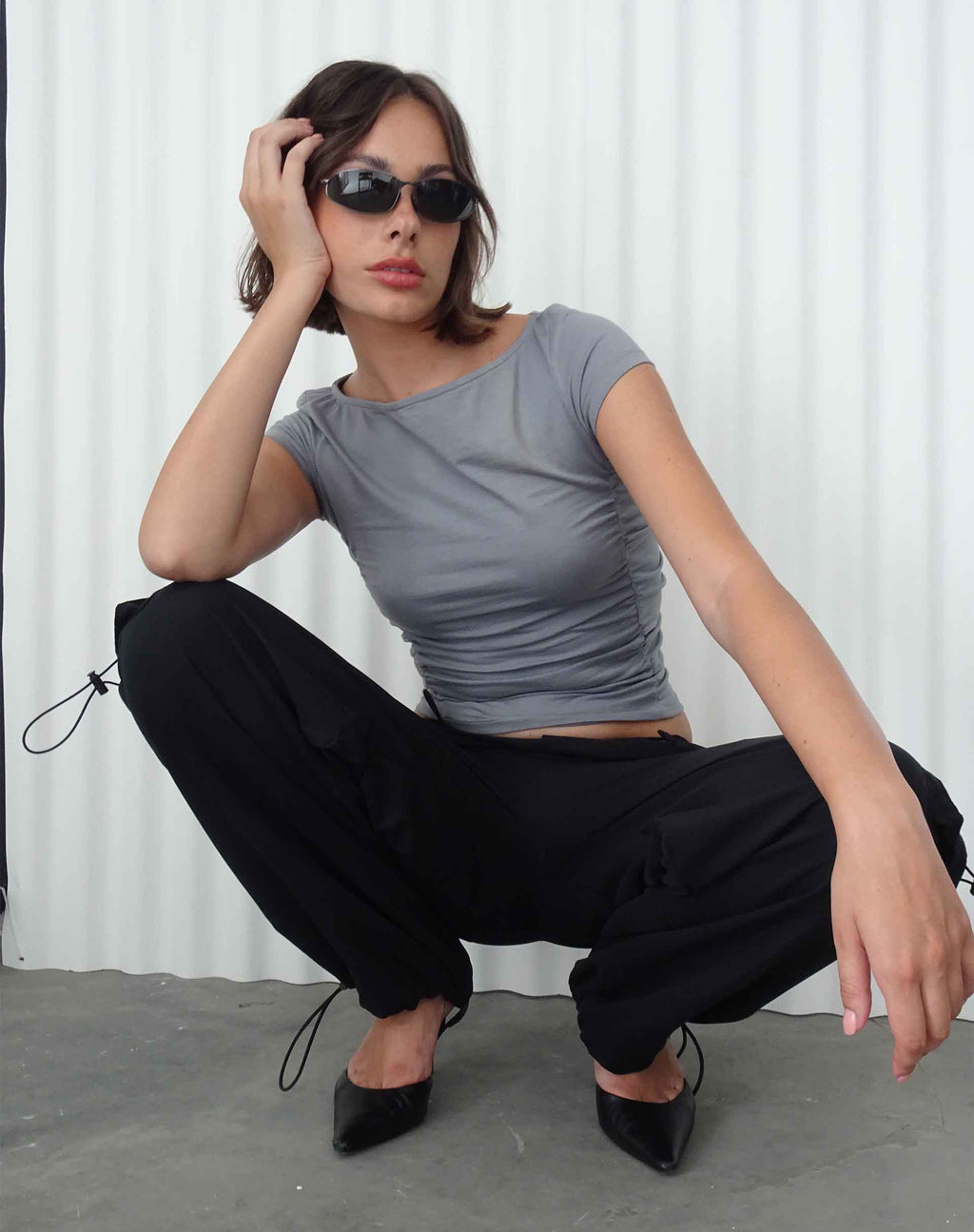 Top court Grae en gris