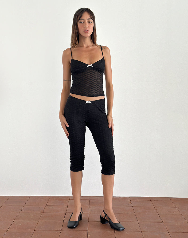 Image de Grafika Cami Top in Black Heart Lace