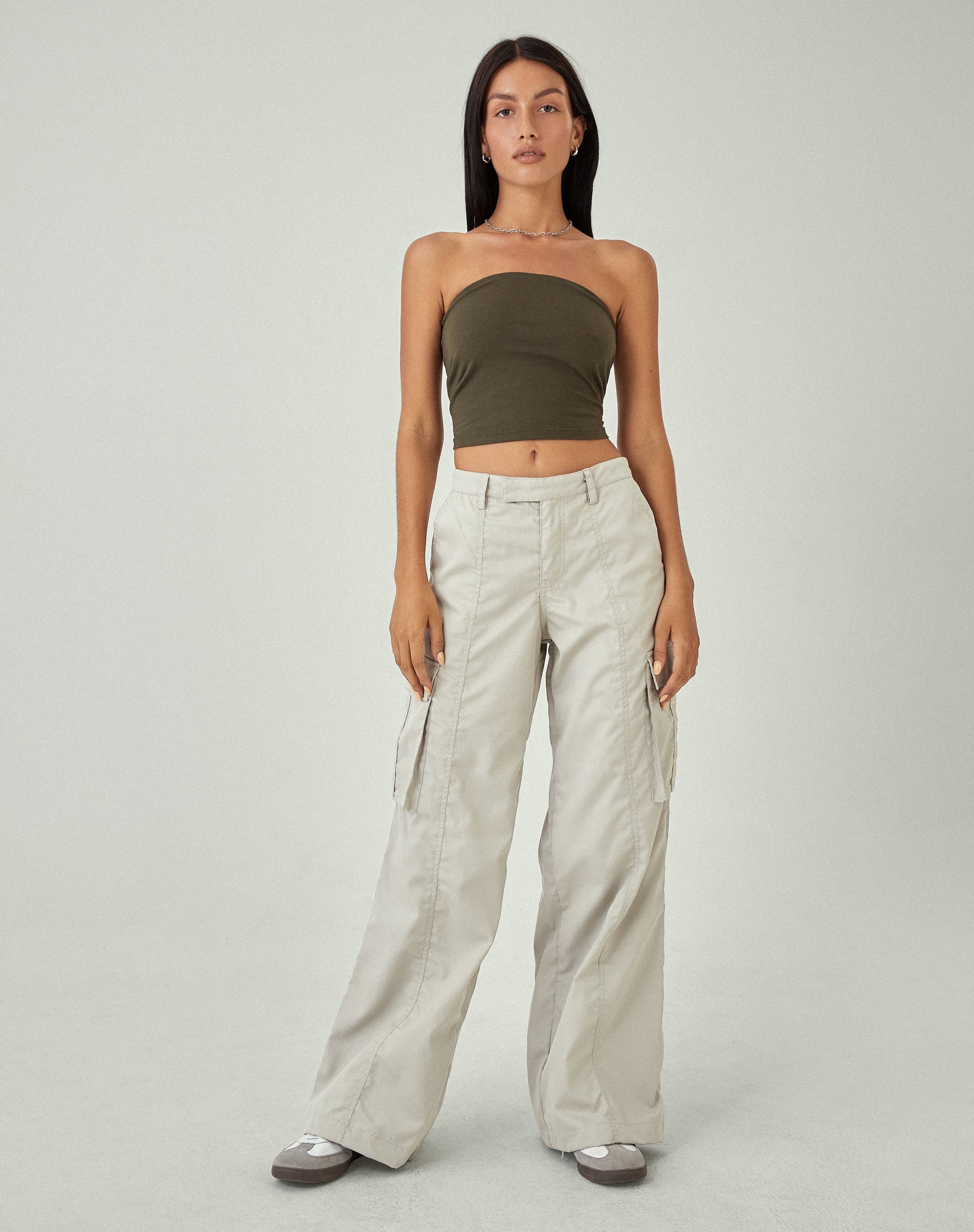 Image de MOTEL X JACQUIE Top bandeau Shae en olive