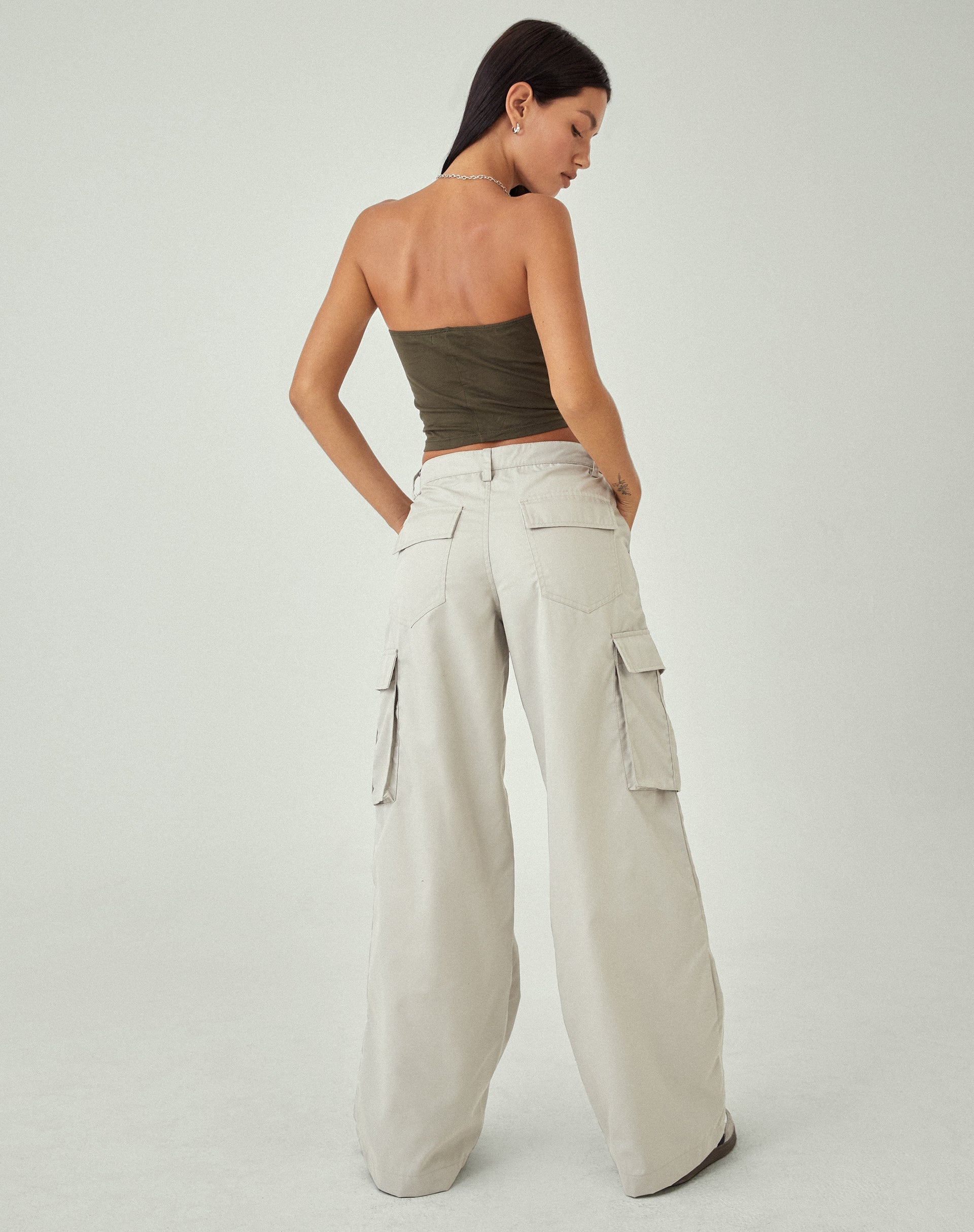 Image de MOTEL X JACQUIE Top bandeau Shae en olive
