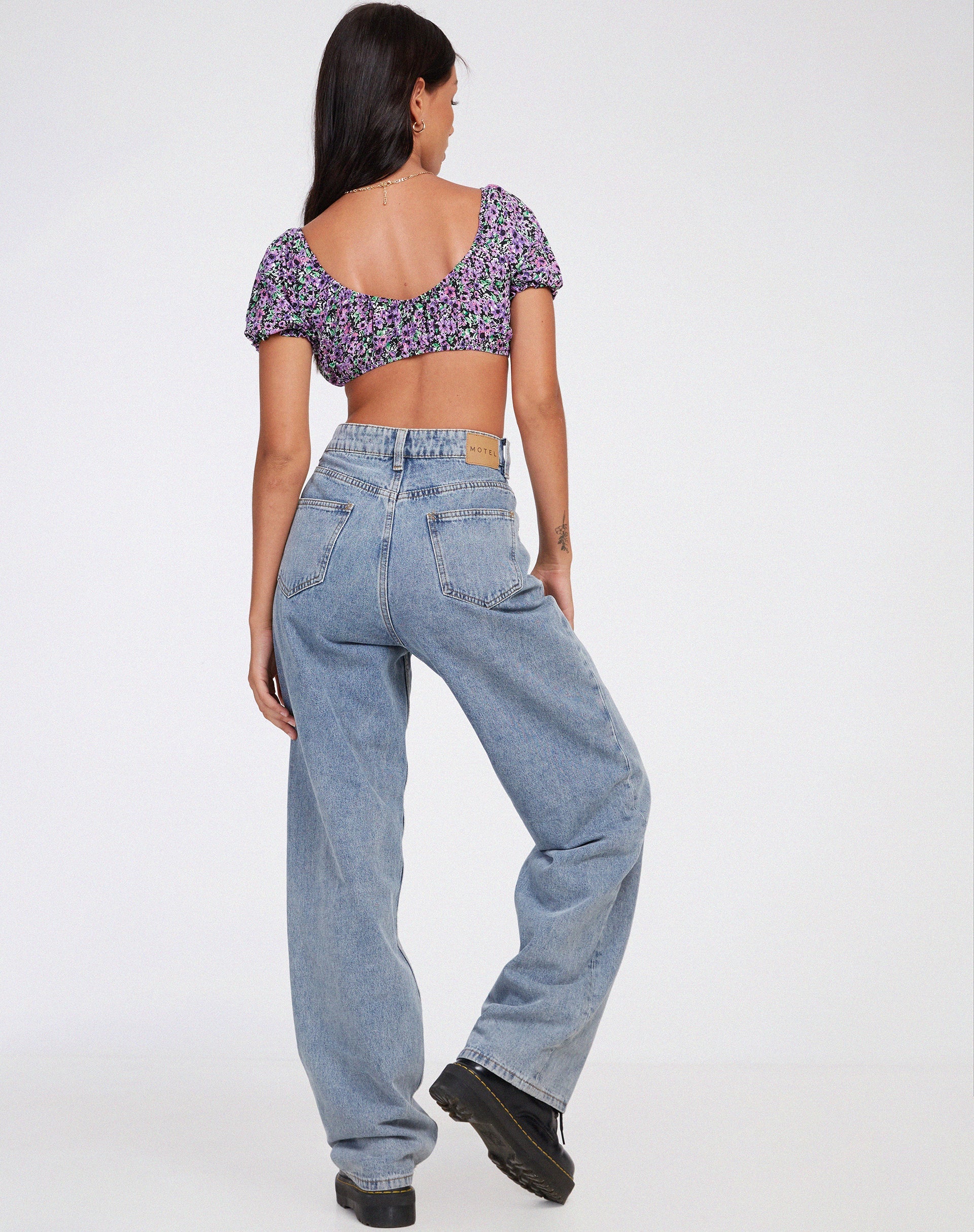 image de Haenji Crop Top in Lilac Blossom