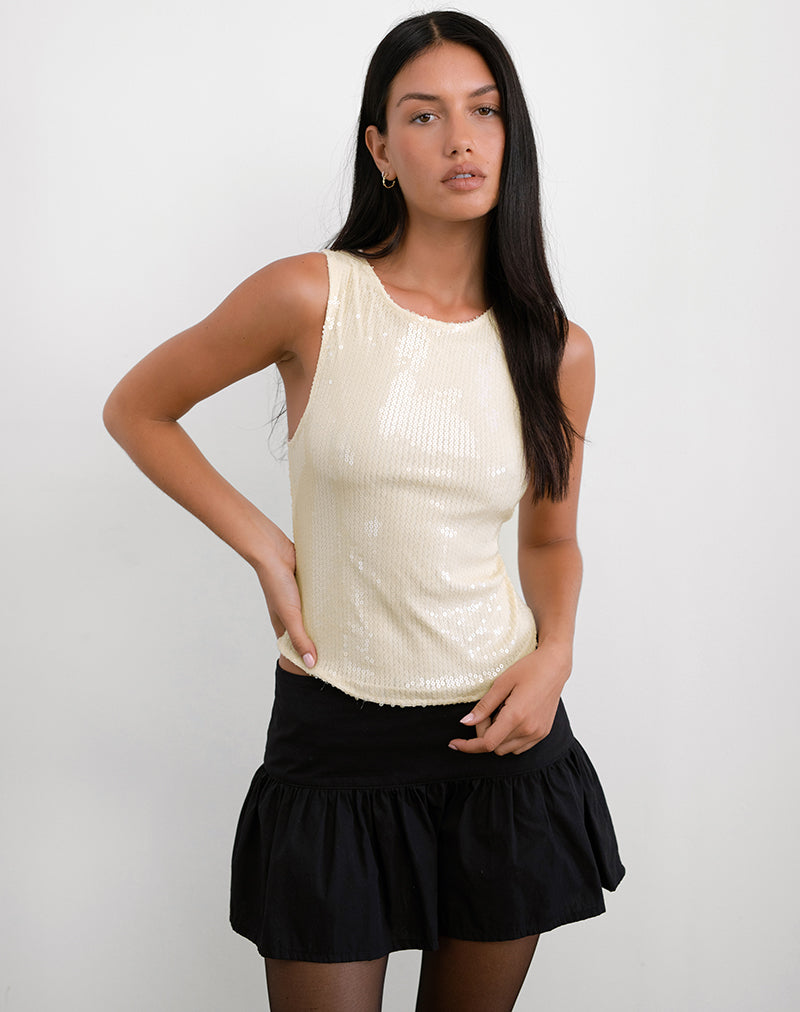 Image de Hala Top in Nude Clear Tinted Disc