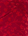 Grunge Floral Flock Rouge