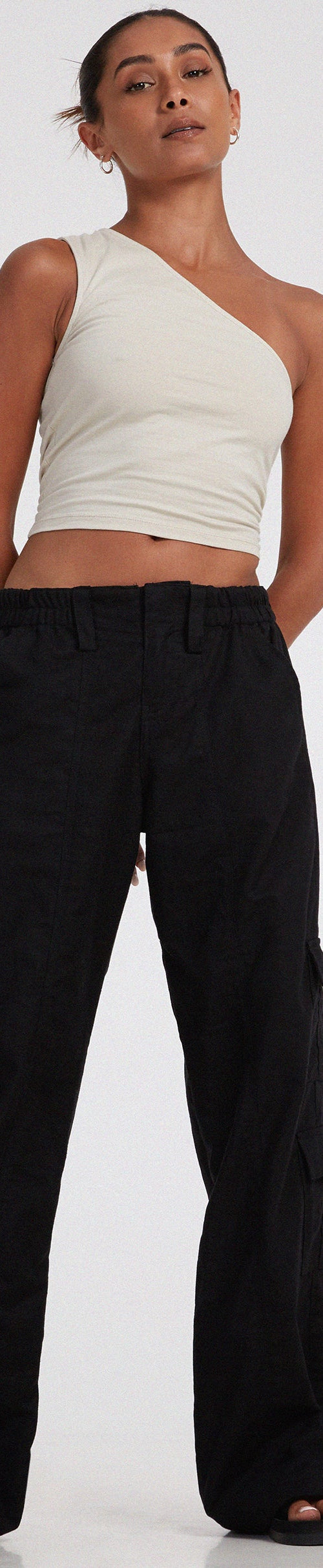 Image de Hansa Cargo Trouser en Rami Black