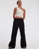 Image de Hansa Cargo Trouser en Rami Black
