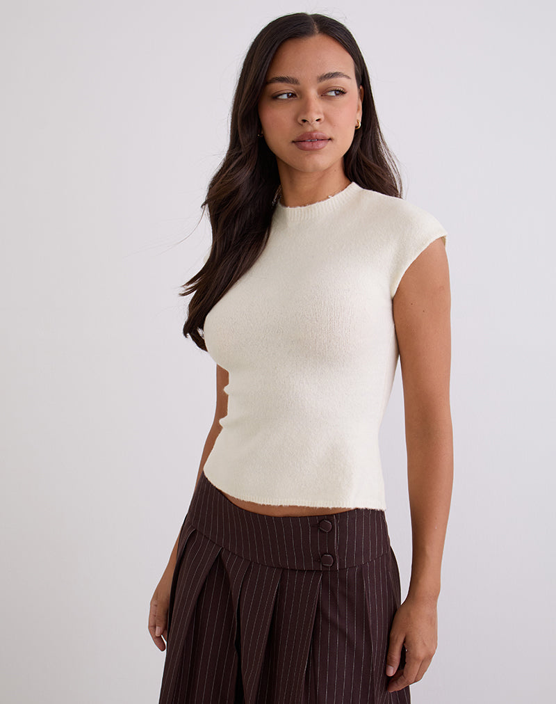 Image de Hanuva Top in Knit Cream