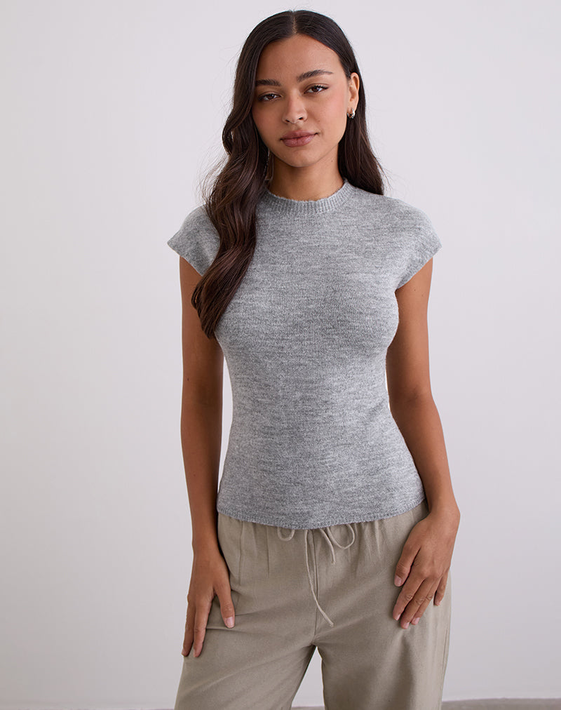 Image de Hanuva Top en tricot gris