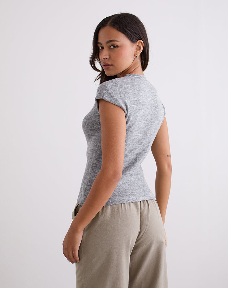 Image de Hanuva Top en tricot gris