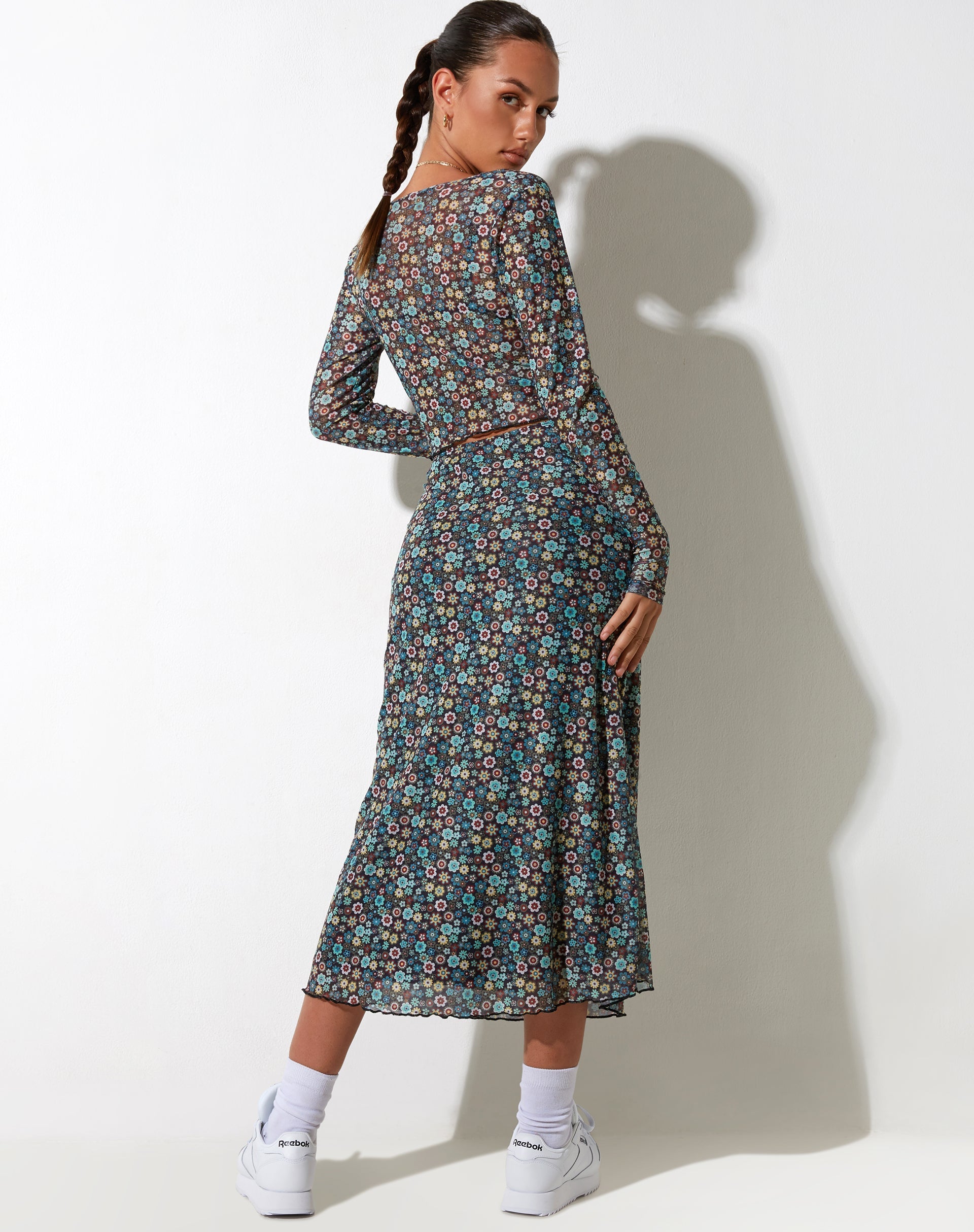 image de Lassie Maxi Skirt in Folk Floral