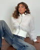 Image de Homari Shaggy Faux Fur Jacket in Cream