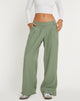 Image de Hondra Wide Leg Trouser in Ashy Green