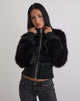 Image de Homari Shaggy Faux Fur Jacket in Black