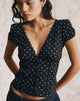 Image de Ilias Corset Top in Basic Polka Black
