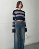 Image de Ozzy Bolero Top in Black Grey