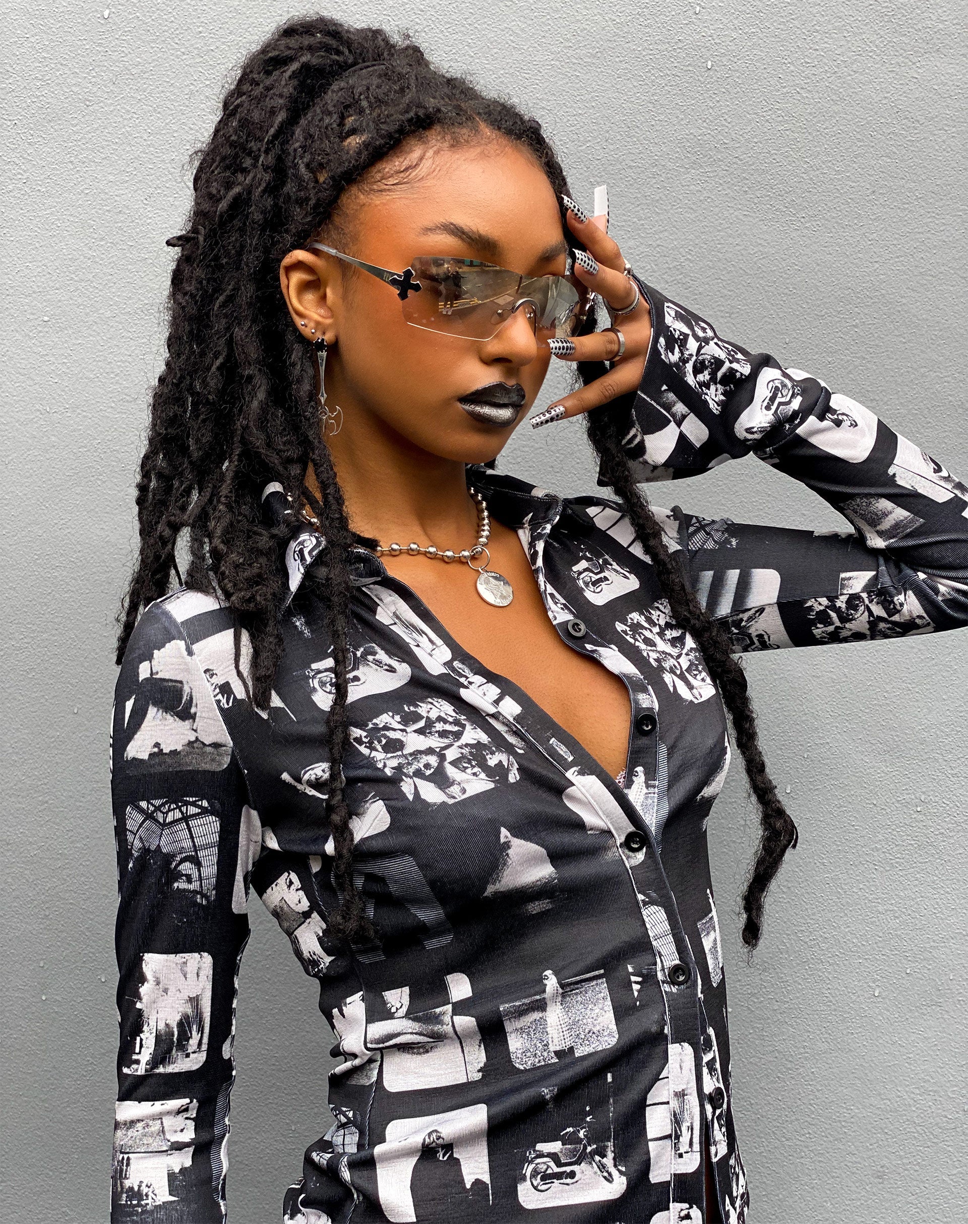 Image de Keani Shirt in Mono Photographic Black