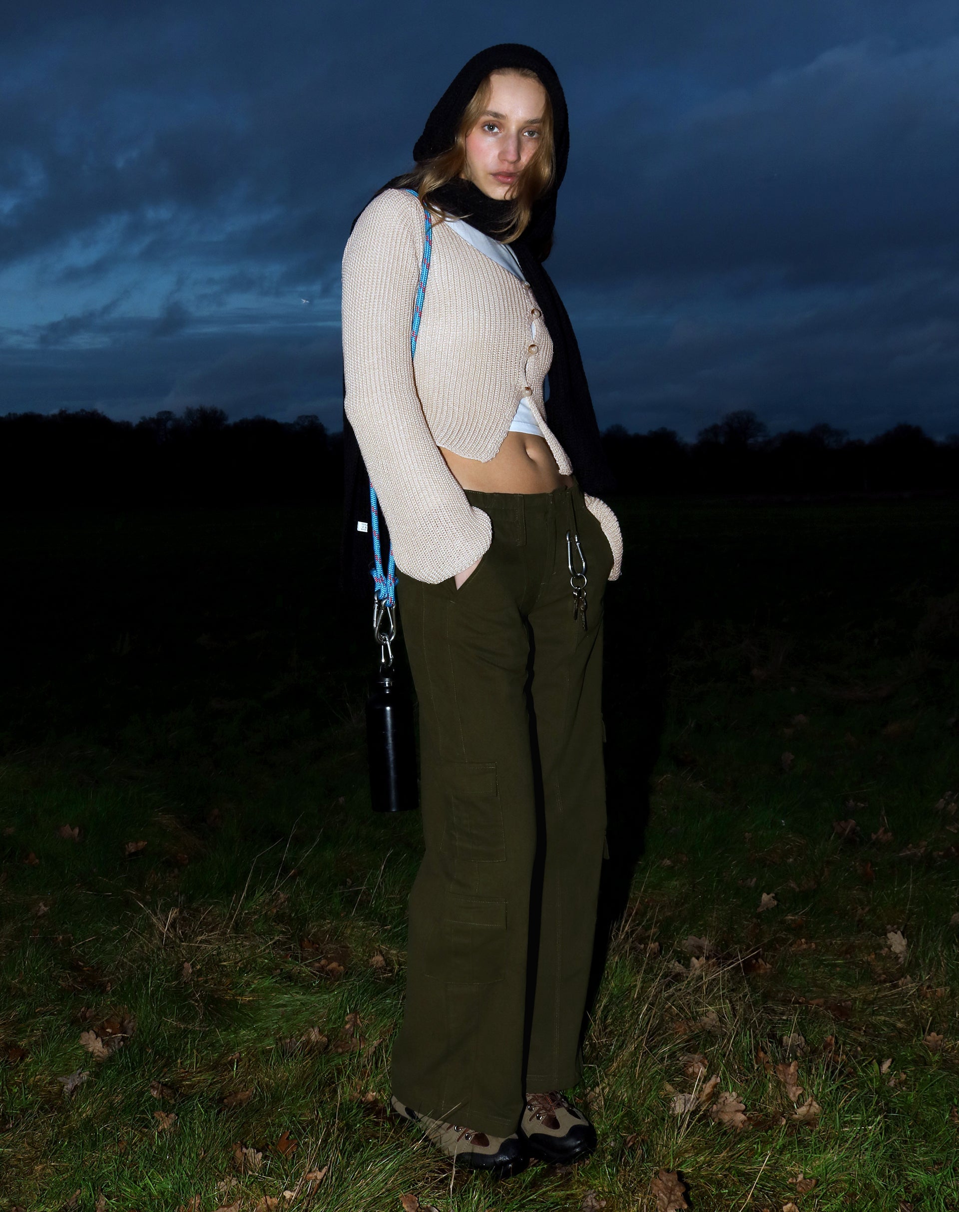 Image de Hansa Cargo Trouser en Panama Dark Olive
