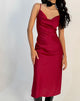 Image de Palasha Midi Dress in Satin Red