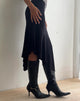 Image de Cinta Low Rise Midi Skirt in Black