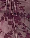 fleur floue marron