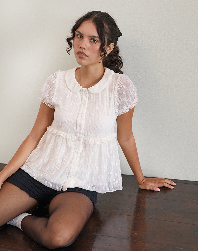Image de Immy Blouse en dentelle Ivoire