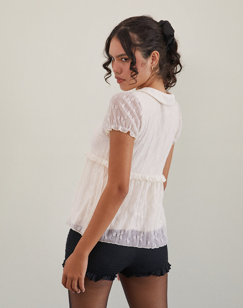 Image de Immy Blouse en dentelle Ivoire