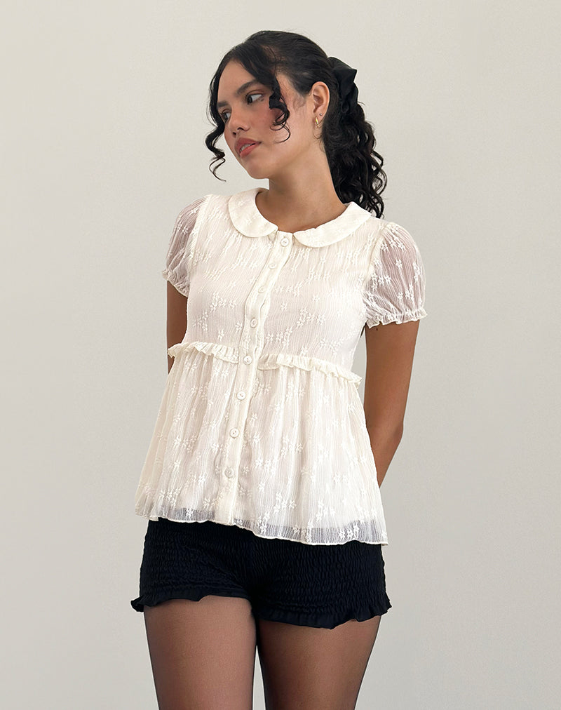 Image de Immy Blouse en dentelle Ivoire