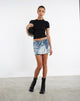 image de MOTEL X JACQUIE Ina Mini jupe en denim à poche