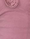 Rosette rose foncé