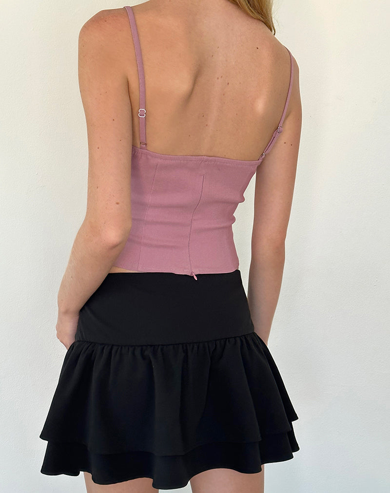 Image de Indus Cami Top in Rosette Dusky Pink