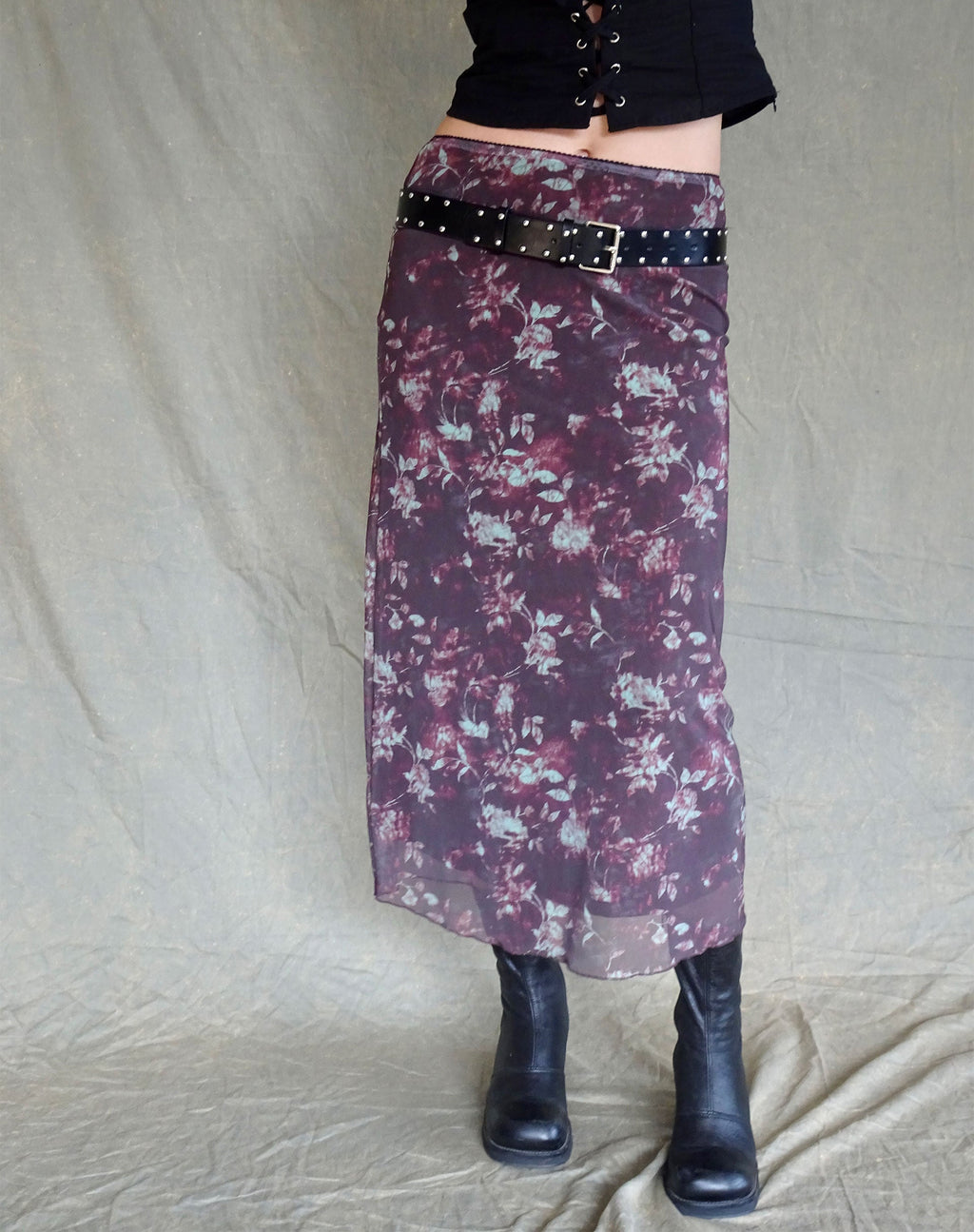 Jupe longue Lassie, Botanical Floral Brown