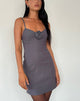 Image de la mini robe Inila en gris tailleur