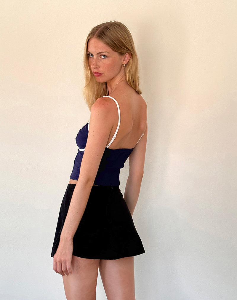 Image de Insa Tailored Cami Top in Navy