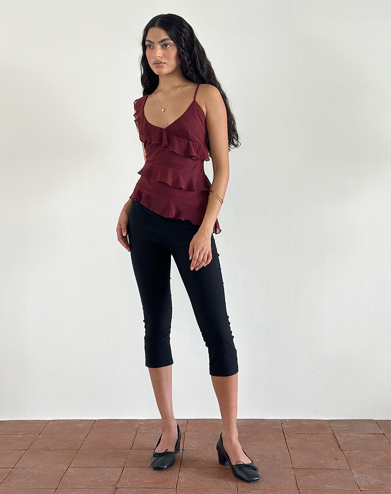 Image de l'Irani Top in Ruby Wine