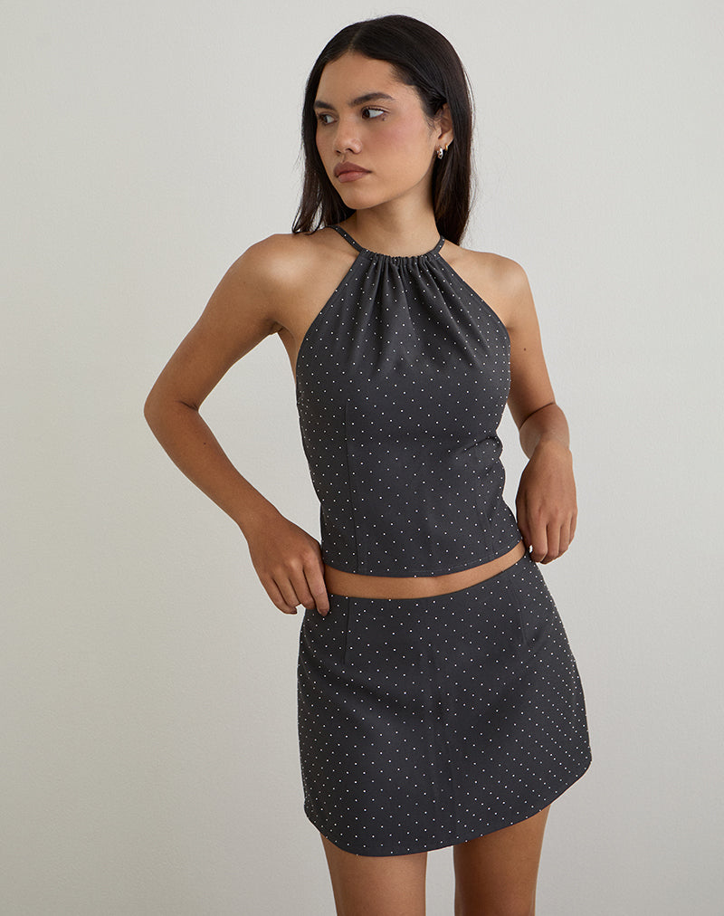 Image de la jupe Irka en gris diamant