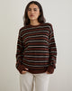 Image de Ishari Jumper in Stripe Brown Multi